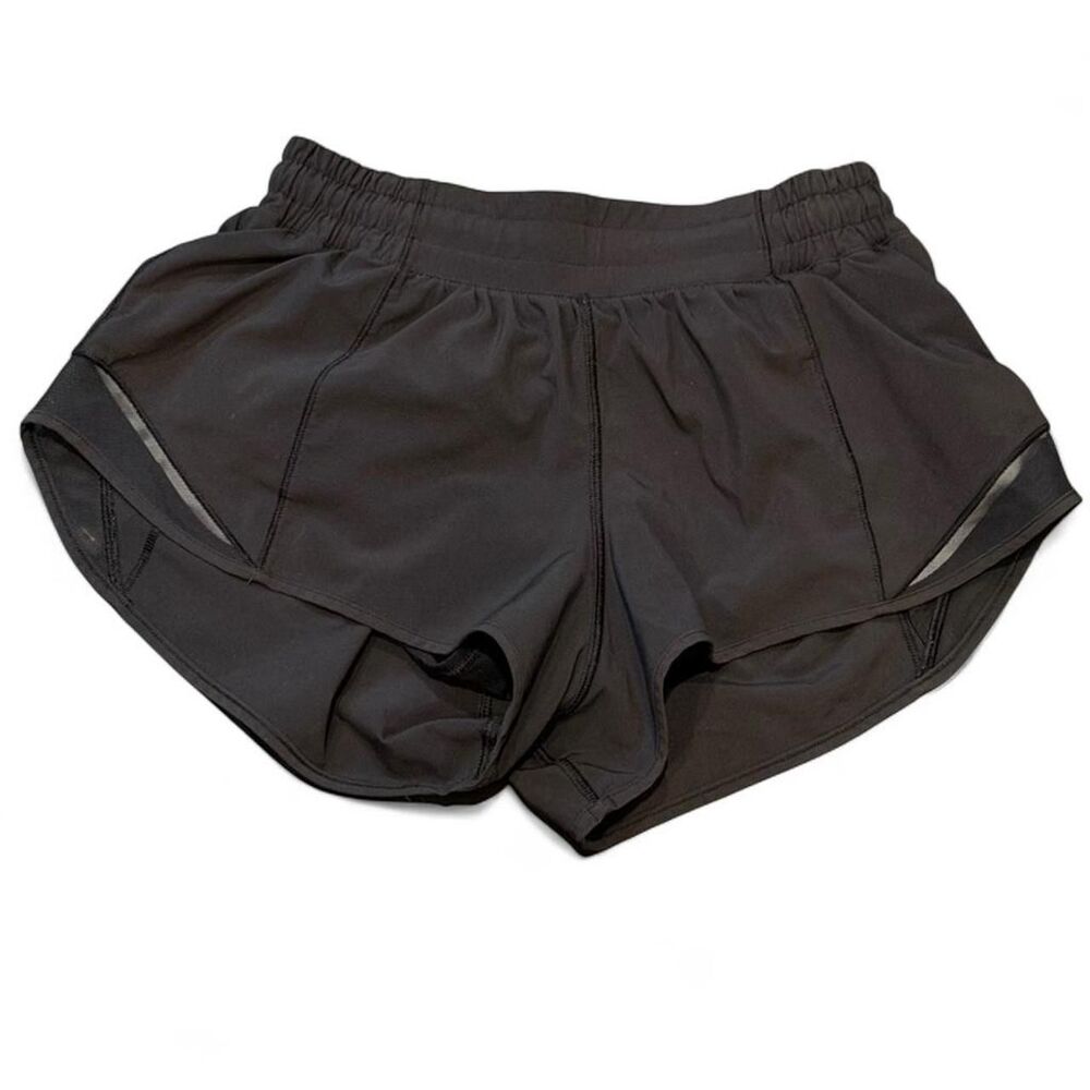Lululemon Speed Up Low-Rise Short 2.5" - Black - Size 6